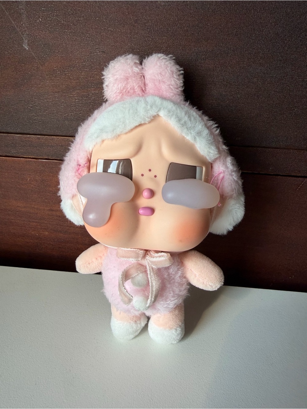 POP MART CRYBABY Crying Again Series Vinyl Face Plush doll